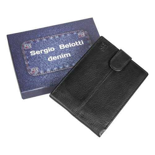 Портмоне мужское Sergio Belotti 533-01 denim black в Концепт Клаб