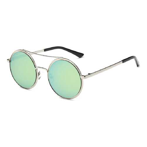 Солнцезащитные очки с круглыми стеклами Kawaii Factory KW010-000297 сине-зеленые в Концепт Клаб