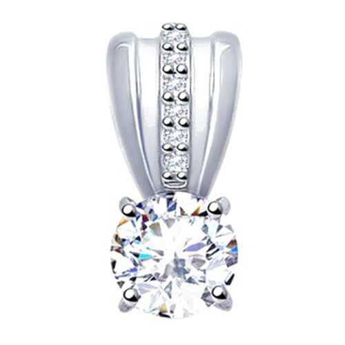 Подвеска SOKOLOV из серебра со Swarovski Zirconia 89030035 в Концепт Клаб