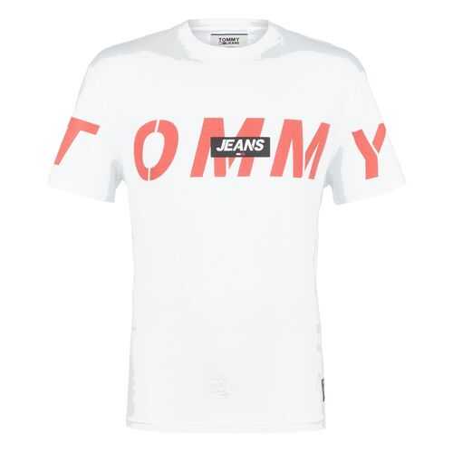 Футболка мужская Tommy Jeans DM0DM07856 белая L в Концепт Клаб