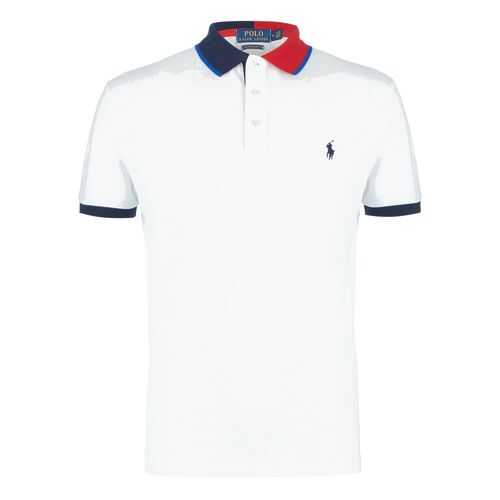 Футболка-поло мужская Polo Ralph Lauren 710791004002 белая M INT в Концепт Клаб