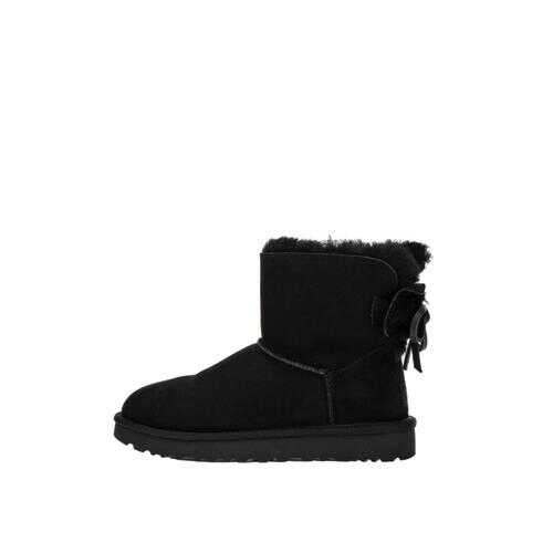 Угги женские UGG Classic Double Bow Mini черные 5 US в Концепт Клаб